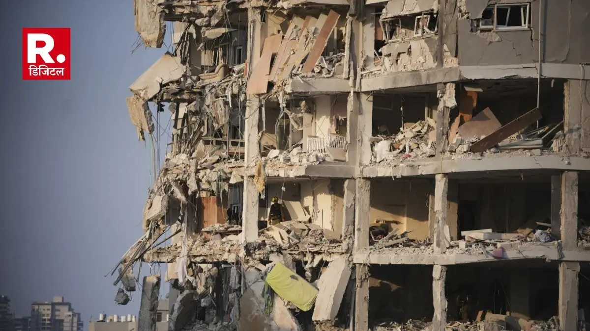 Israel Iron Dome surrendered Iran fired so many missiles that the area turned into ruins