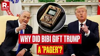 Israel's Netanyahu Gifts Golden Pager To Donald Trump