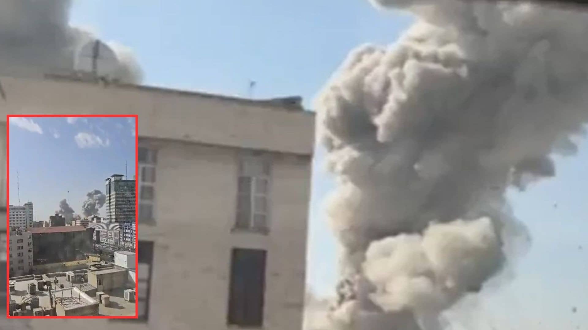 इजरायल ने कर दिया ईरान पर हमला, तेहरान में बैक टू बैक कई धमाके; हर तरफ बज रहे सायरन और चारों तरफ सिर्फ धुआं ही धुआं