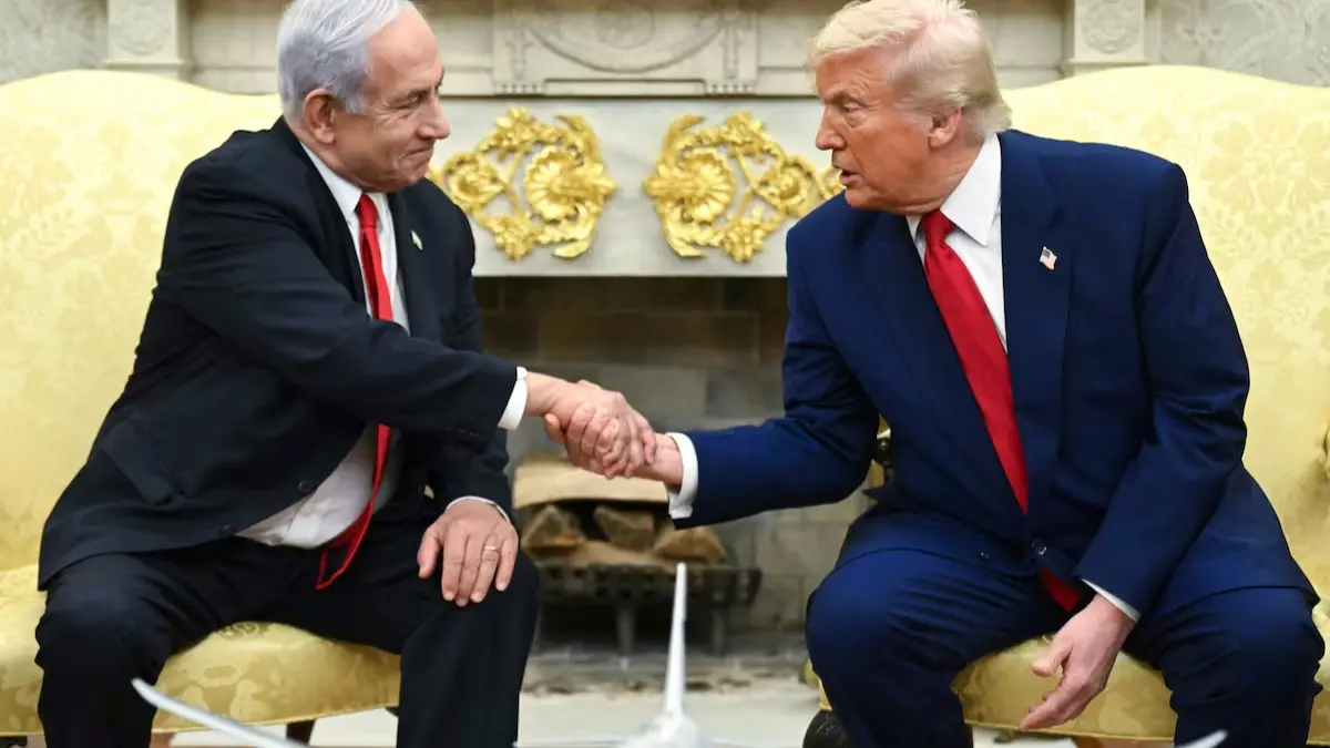 Israeli PM Benjamin Netanyahu and US President Donald Trump