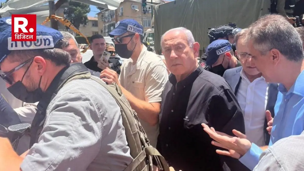 Israeli Prime Minister Benjamin Netanyahu visited Bat Yam following Iranian missile strikes