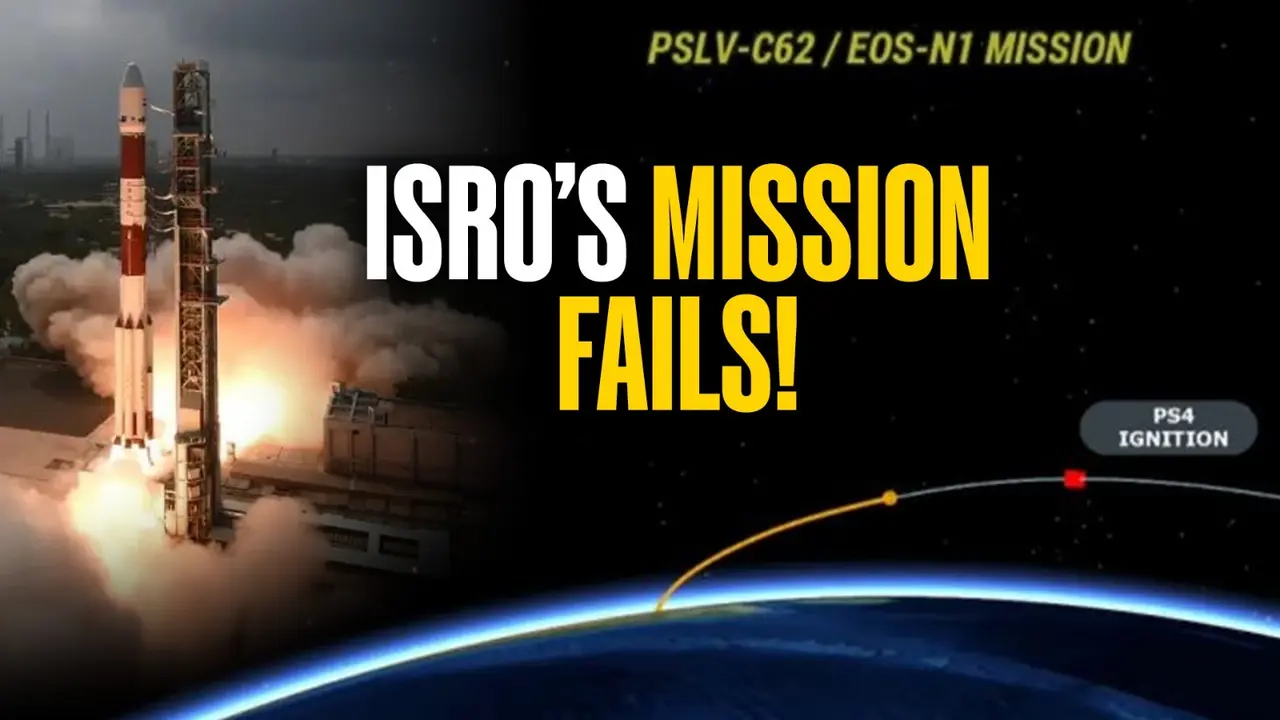 ISRO EOS-N1 Mission: PSLV-C62 Launch Encounters 'Anomaly' During End Of Third Stage