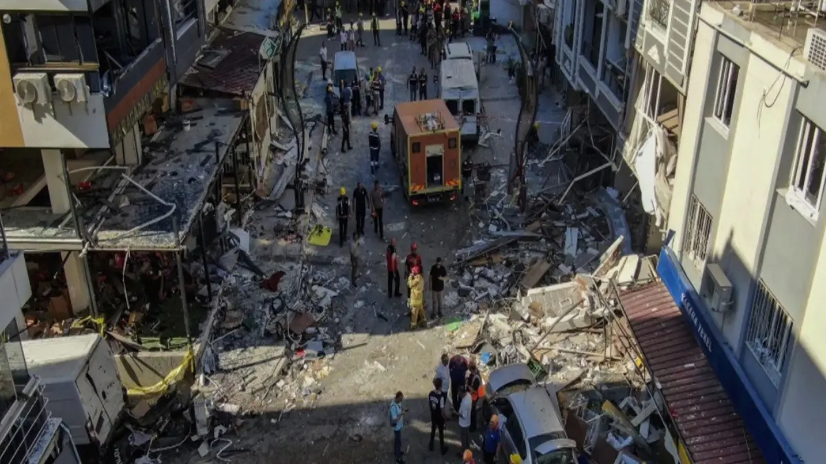 A propane tank explosion in western Turkey has killed 5 people and injured 63 others
