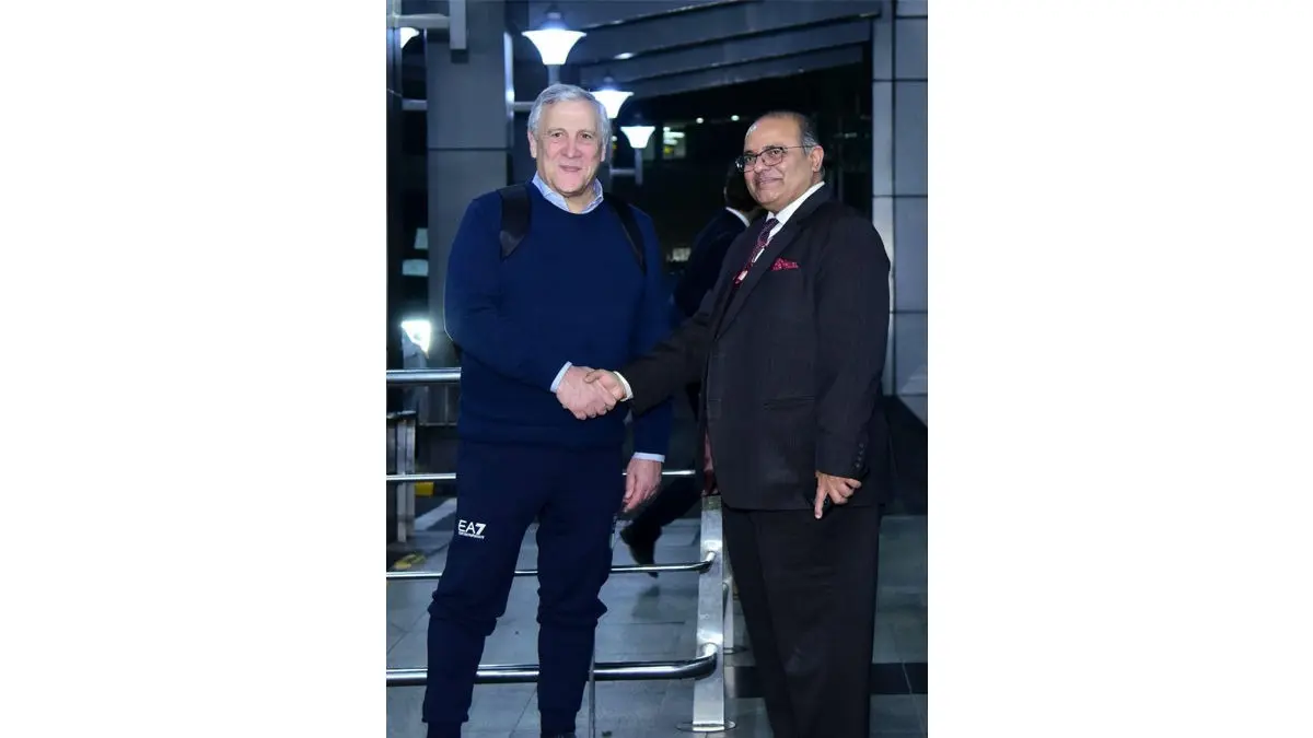 Italy's Deputy PM Antonio Tajani arrives in New Delhi for second India visit of 2025