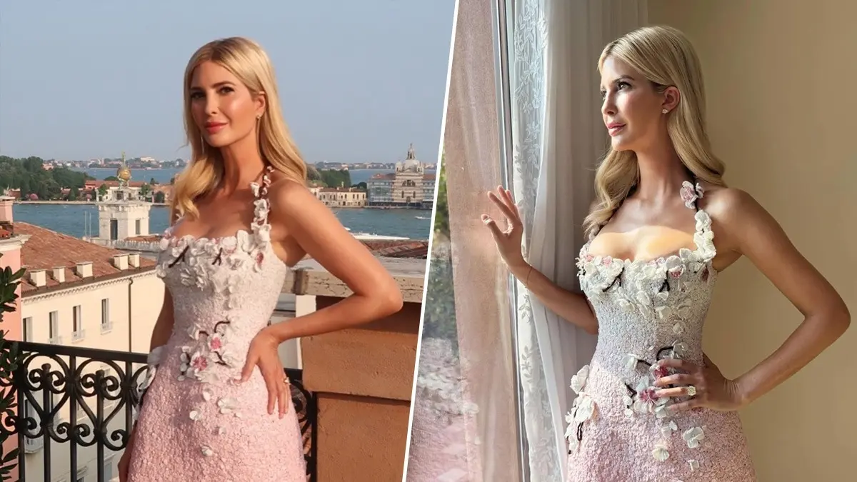 Ivanka Trump's Cherry Blossom-Inspired Dress By Oscar de la Renta Is A Romantic Take On Her Venice Getaway | See Pics Ivanka Trump's Cherry Blossom-Inspired Dress By Oscar de la Renta Is A Romantic Take On Her Venice Getaway | See Pics