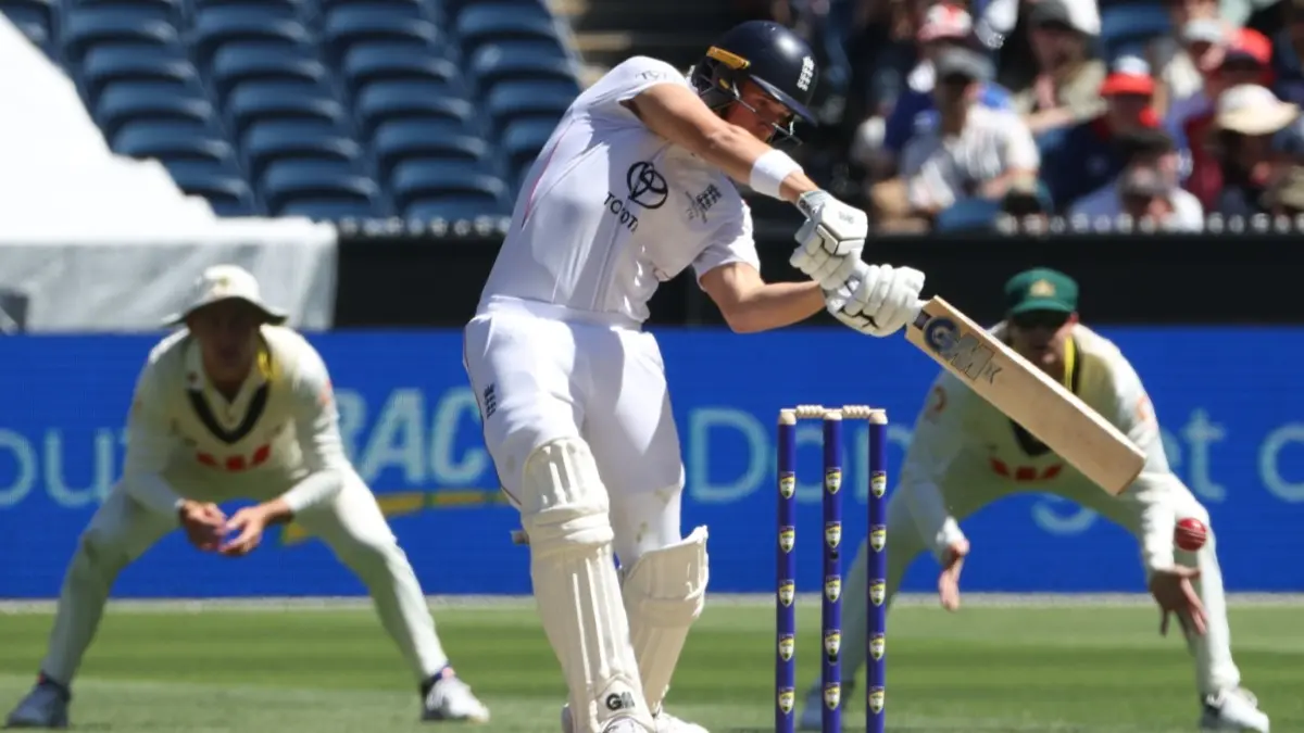 Jacob Bethell during the Boxing Day Test