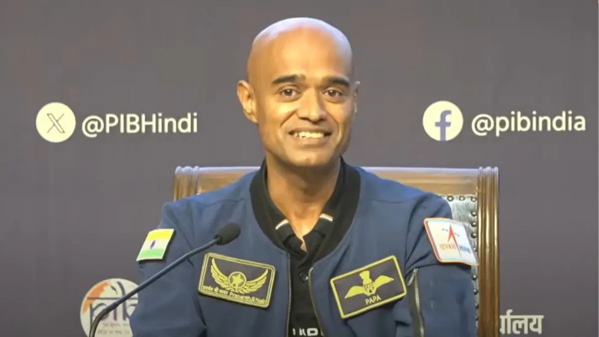 "Jai Jawan, Jai Kisan, but add to it, Jai Vaigyanik now": Group Captain Prasanth B Nair "Jai Jawan, Jai Kisan, but add to it, Jai Vaigyanik now": Group Captain Prasanth B Nair