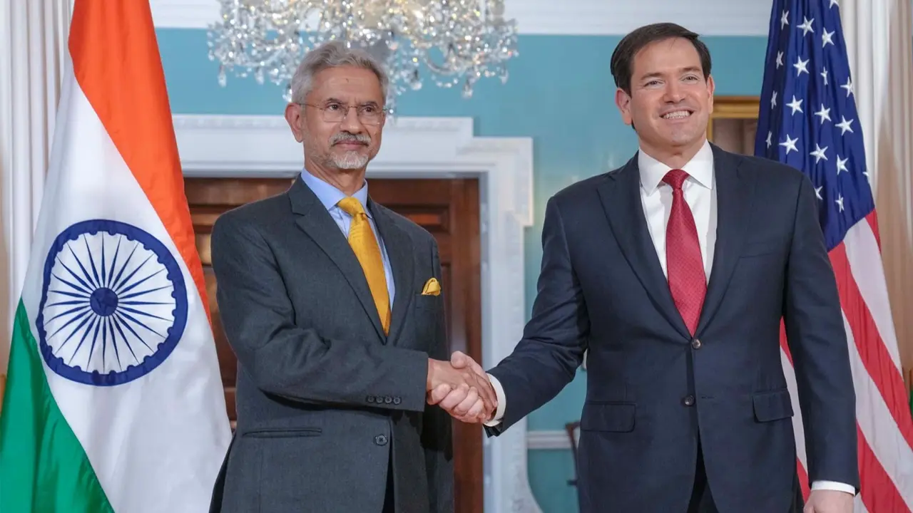 अमेरिका संग ट्रेड डील के बाद वॉशिंगटन में मार्क रुबियो से मिले विदेश मंत्री जयशंकर, इन मुद्दों पर की बातचीत jaishankar rubio meeting