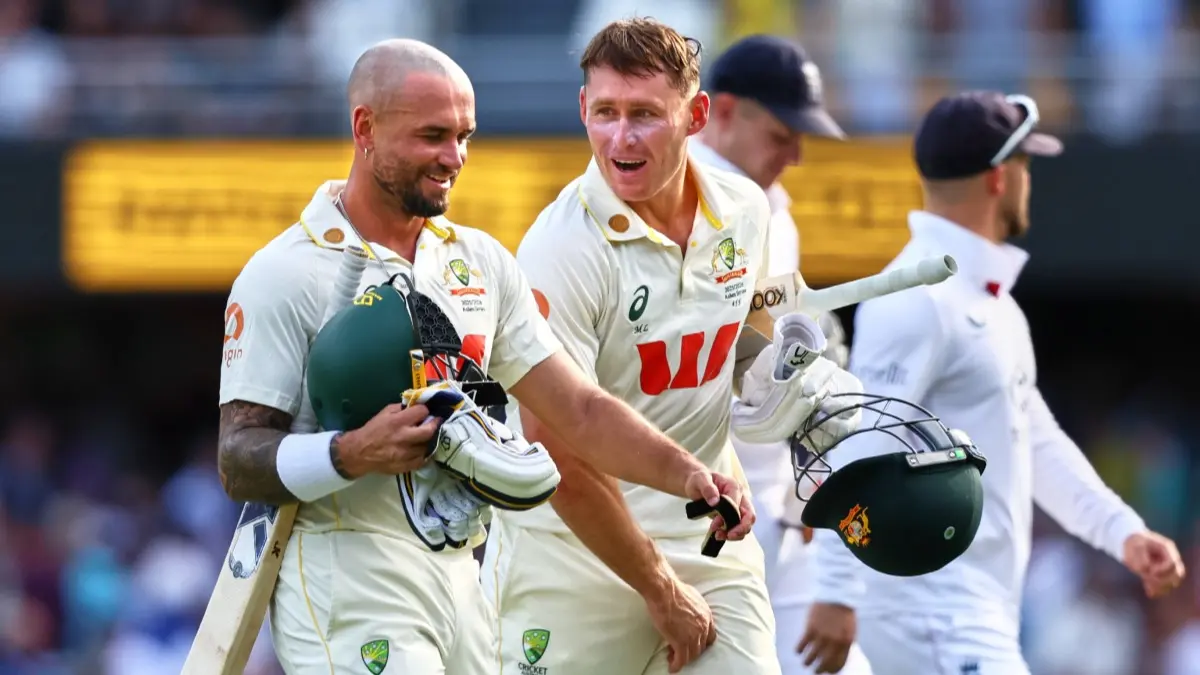 Jake Weatherald and Marnus Labuschagne