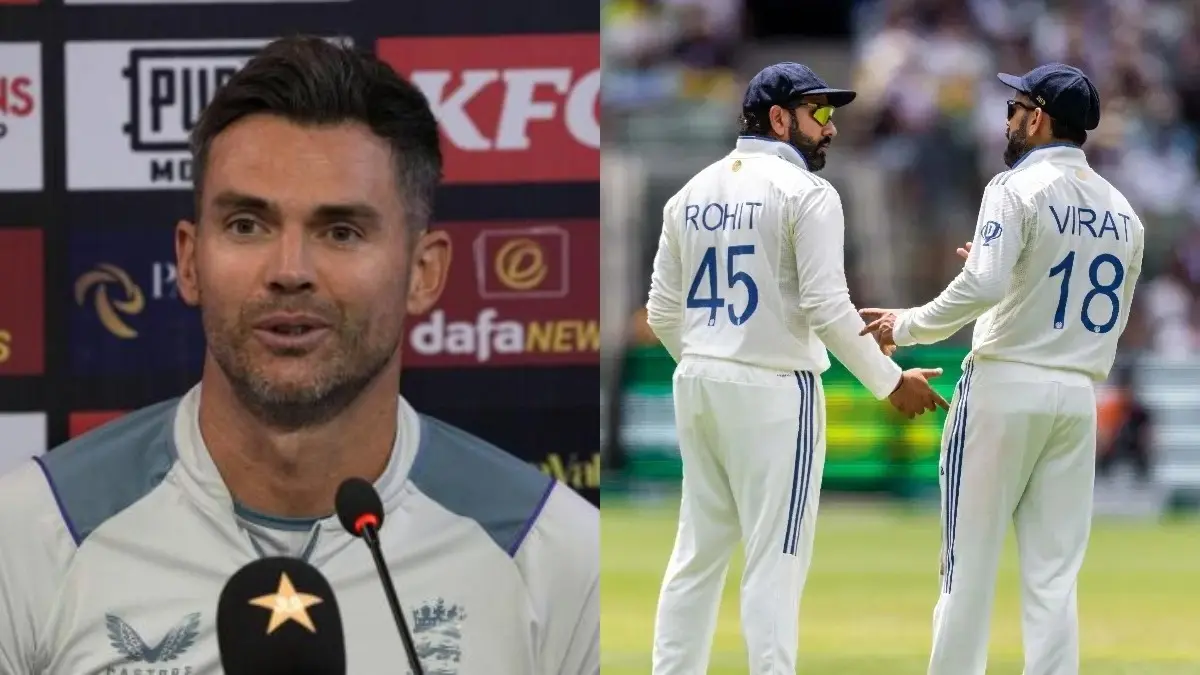 'Greatest Test Batters That’s Ever Been': James Anderson Calls Upon Young Players To Fill 'The Big Shoes' Left By Virat Kohli And Rohit Sharma James Anderson on Rohit Sharma and Virat Kohli