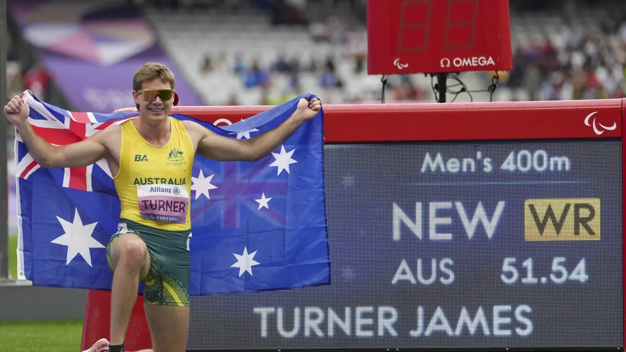 Olympic timekeeper Omega makes tweaks for the Paralympics James Turner Celebrates