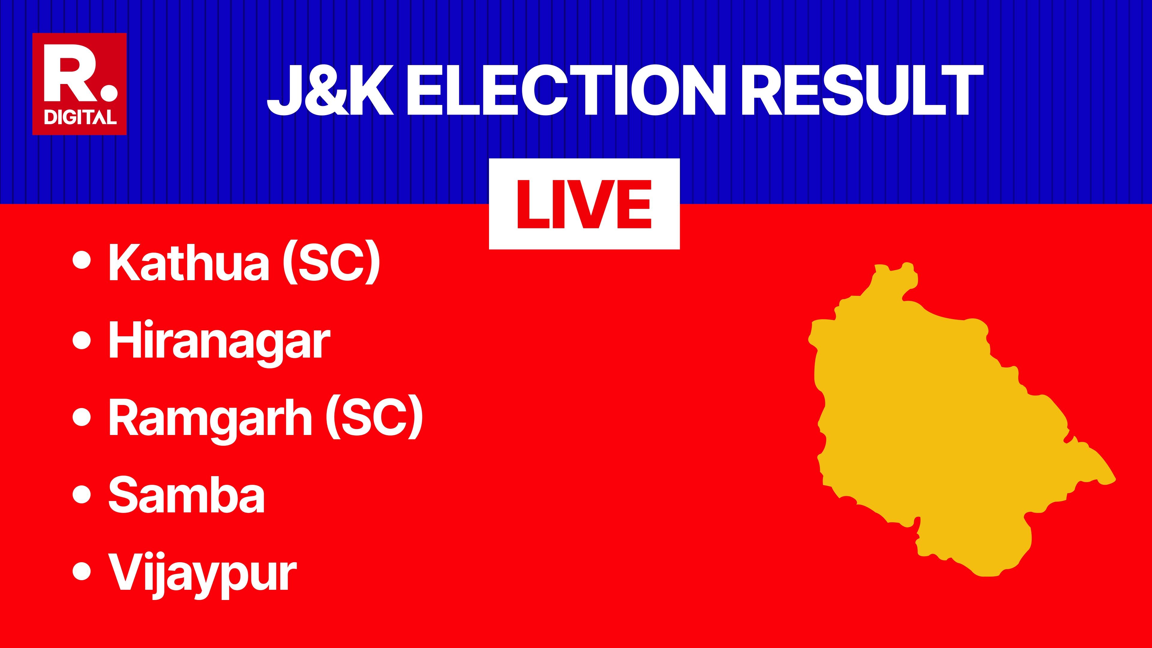 Kathua, Hiranagar, Ramgarh, Samba, Vijaypur Election Result 2024