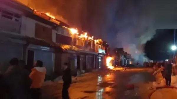Jammu Kashmir Fire