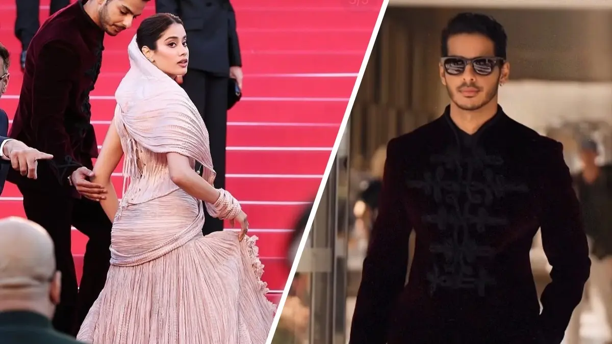 Janhvi Kapoor and Ishaan Khatter at Cannes Film Festival