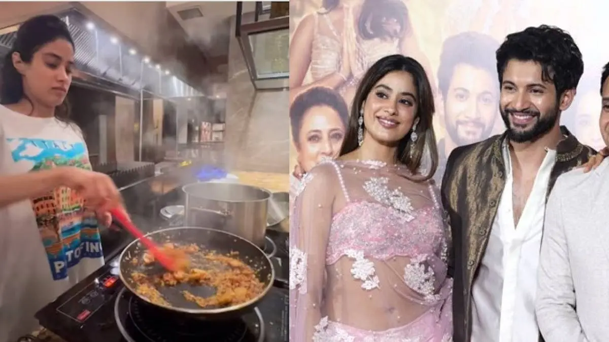 Janhvi Kapoor and Rohit Saraf