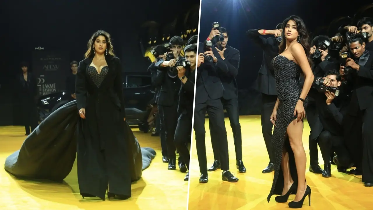 Janhvi Kapoor at Lakme Fashion Week 2025