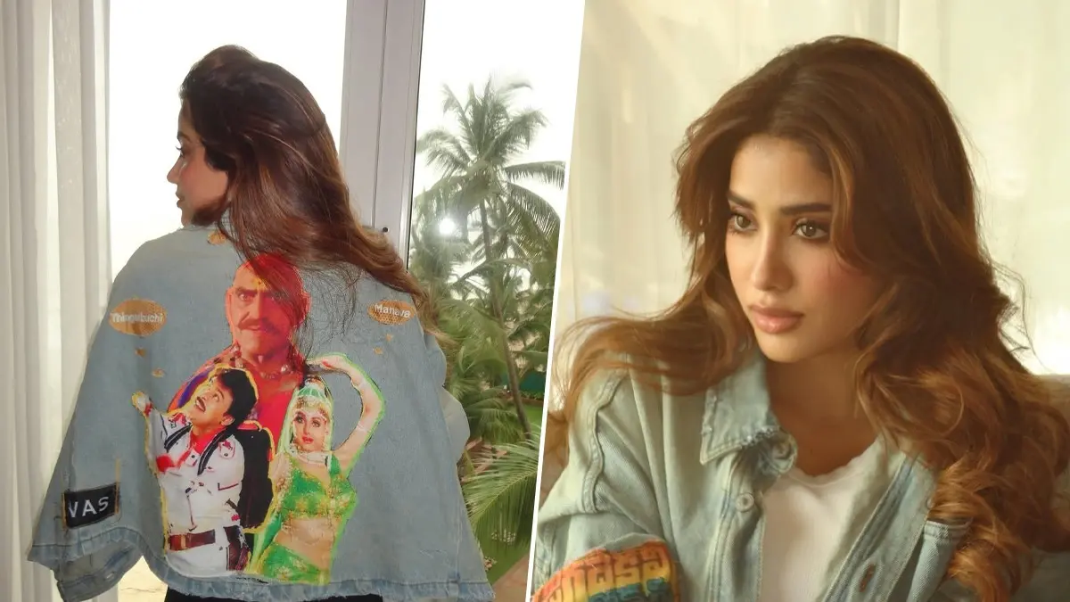 Janhvi Kapoor's Custom Jacket That Pays Tribute To Mom Sridevi's Classic Film Jagadeka Veerudu Athiloka Sundari Is Worth... Janhvi Kapoor's Custom Jacket That Pays Tribute To Mom Sridevi's Classic Film Jagadeka Veerudu Athiloka Sundari Is Worth...