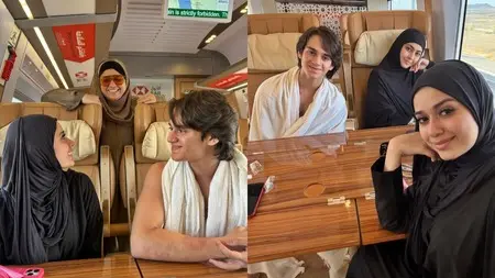 Jannat Zubair with Family