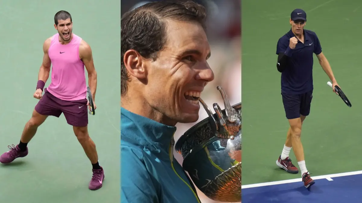 Rafael Nadal Rings Alarm Over Carlos Alcaraz's 'Mistakes' Ahead Of High-Stakes US Open Final Showdown Jannik Sinner, Carlos Alcaraz, Rafael Nadal