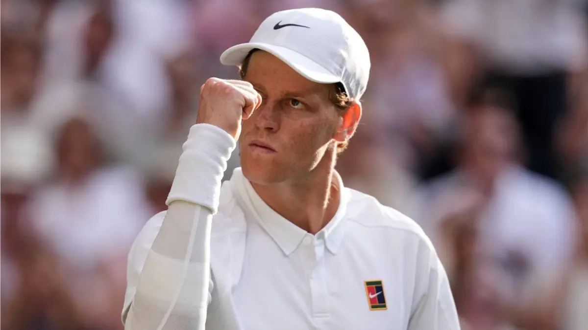 Wimbledon Champion Jannik Sinner Looks To Secure Back-to-Back Cincinnati Open Titles In 2025 Post-Injury Comeback Jannik Sinner during the men's singles final match against Carlos Alcaraz at Wimbledon 2025