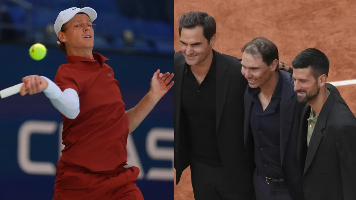 US Open 2025: Jannik Sinner Sets New Record, Looks To Join Elusive List Featuring Roger Federer, Rafael Nadal And Novak Djokovic Jannik Sinner, Roger Federerm Rafael Nadal and Novak Djokovic
