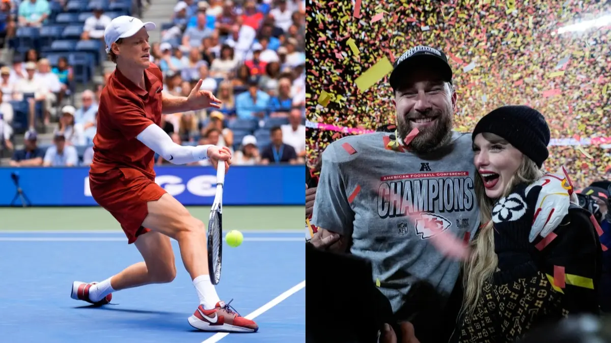 Jannik Sinner, Taylor Swift and Travis Kelce