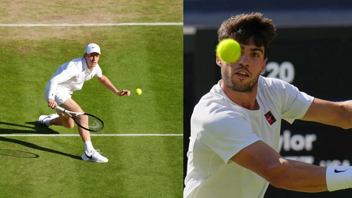 Jannik Sinner will lock horns against Carlos Alcaraz in the men's singles final match of the Wimbledon 2025
