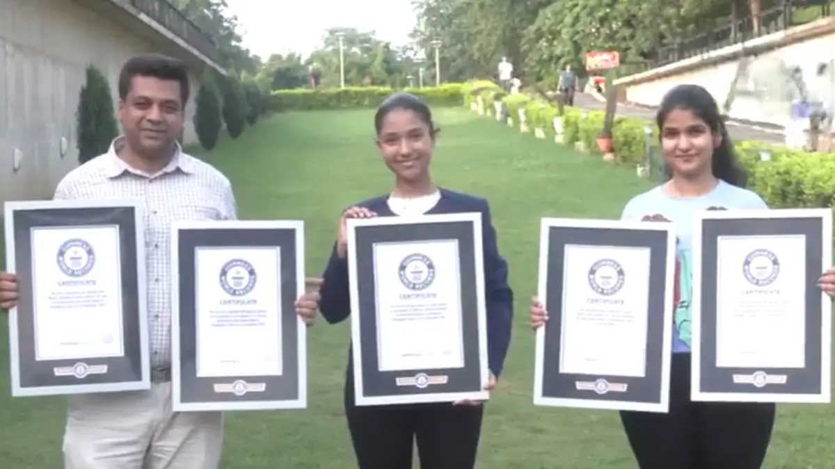 Janvi Jindal creates history, becomes youngest girl with 5 Guinness records at age 17
