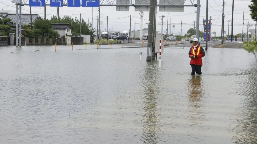 Rain Wreaks Havoc in Japan, Bullet Train Services Partially Suspended japan floods