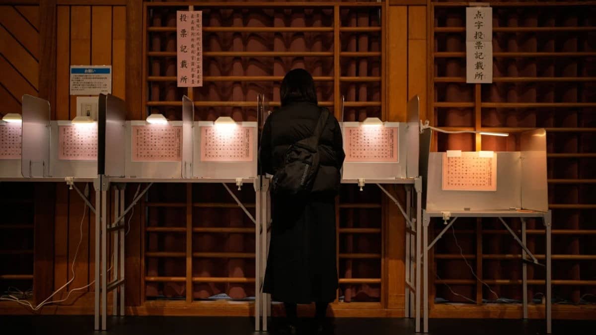 Japanese Prime Minister Sanae Takaichi Hopes for Big Win as Polls Open in National Elections