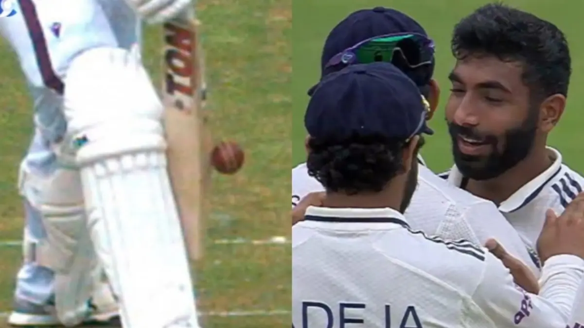 Jasprit Bumrah Strikes! Smart Review From Shubman Gill & Co. to Send John Campbell Packing During Ind vs WI 1st Test | WATCH Jasprit Bumrah