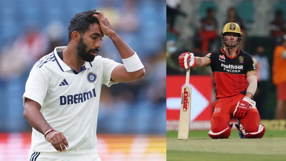 Jasprit Bumrah and AB de Villiers