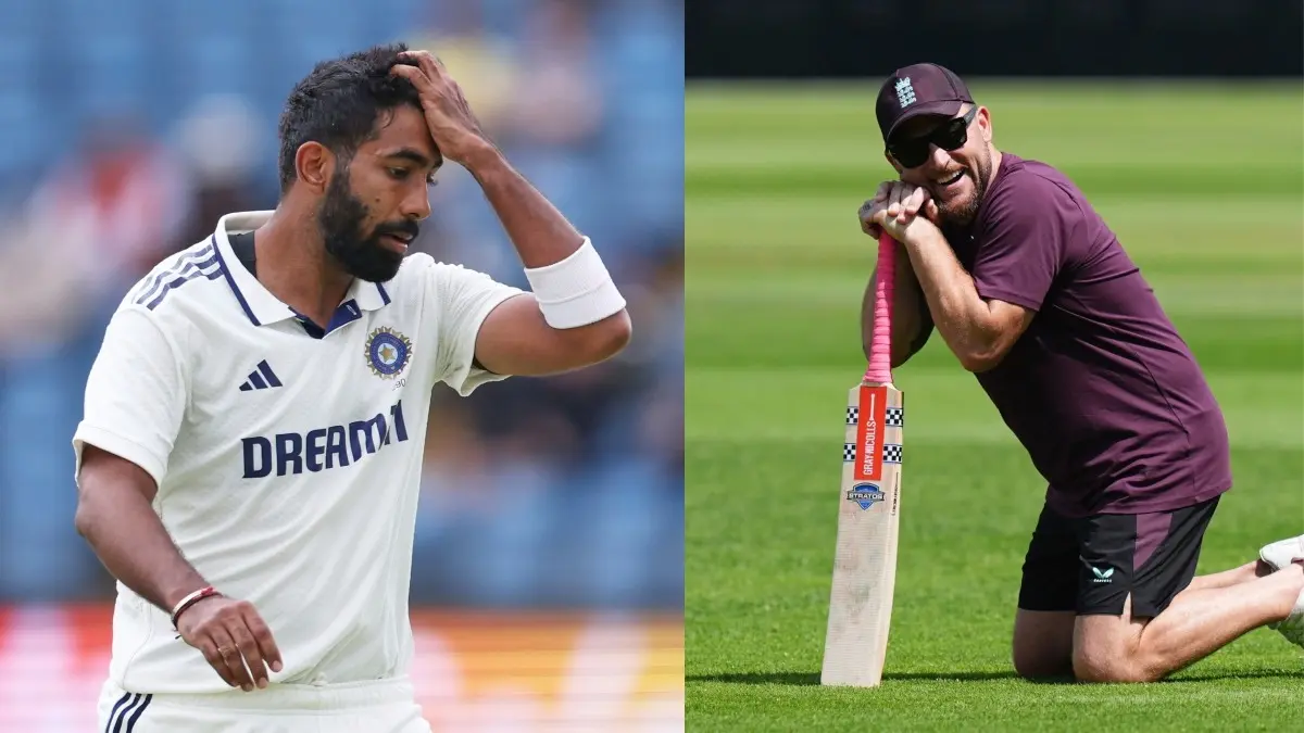 Jasprit Bumrah and Brendon McCullum