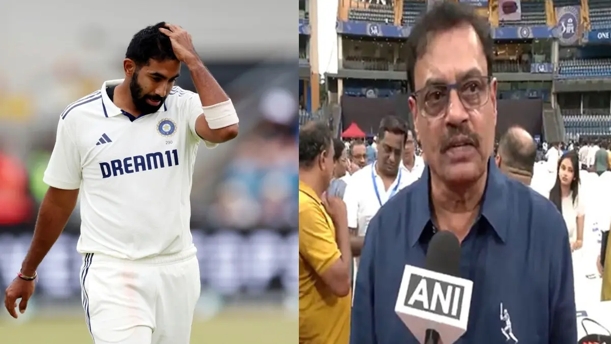 Jasprit Bumrah and Dilip Vengsarkar