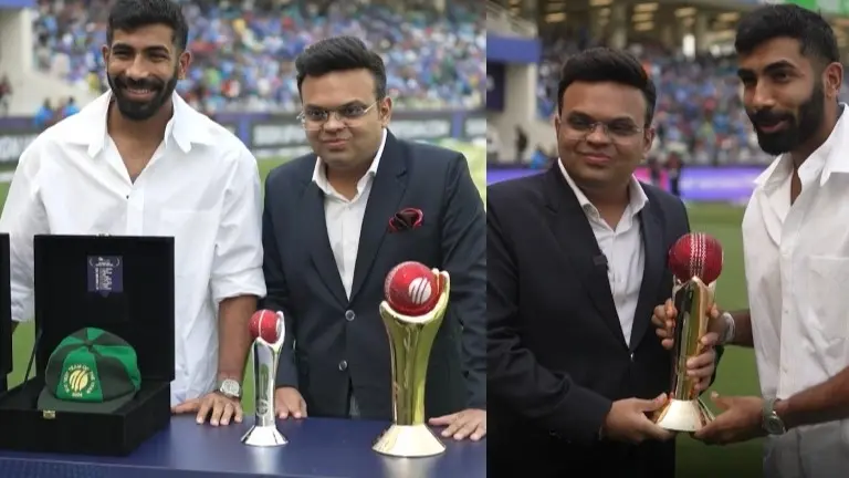 Jasprit Bumrah and Jay Shah