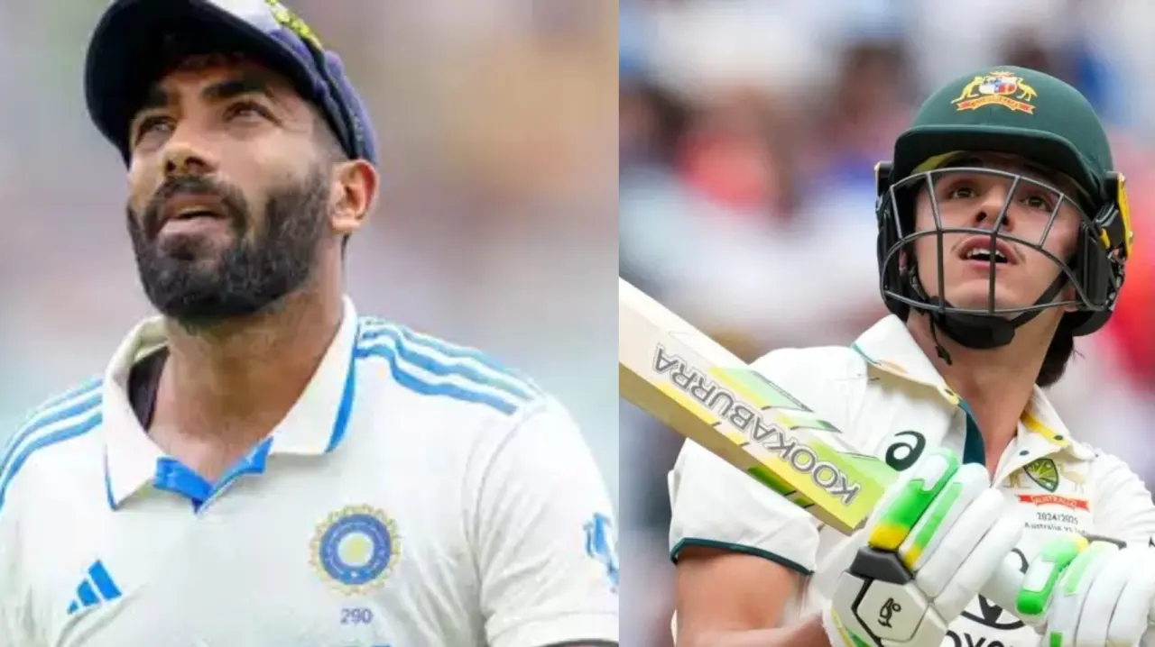 Jasprit Bumrah and Sam Konstas