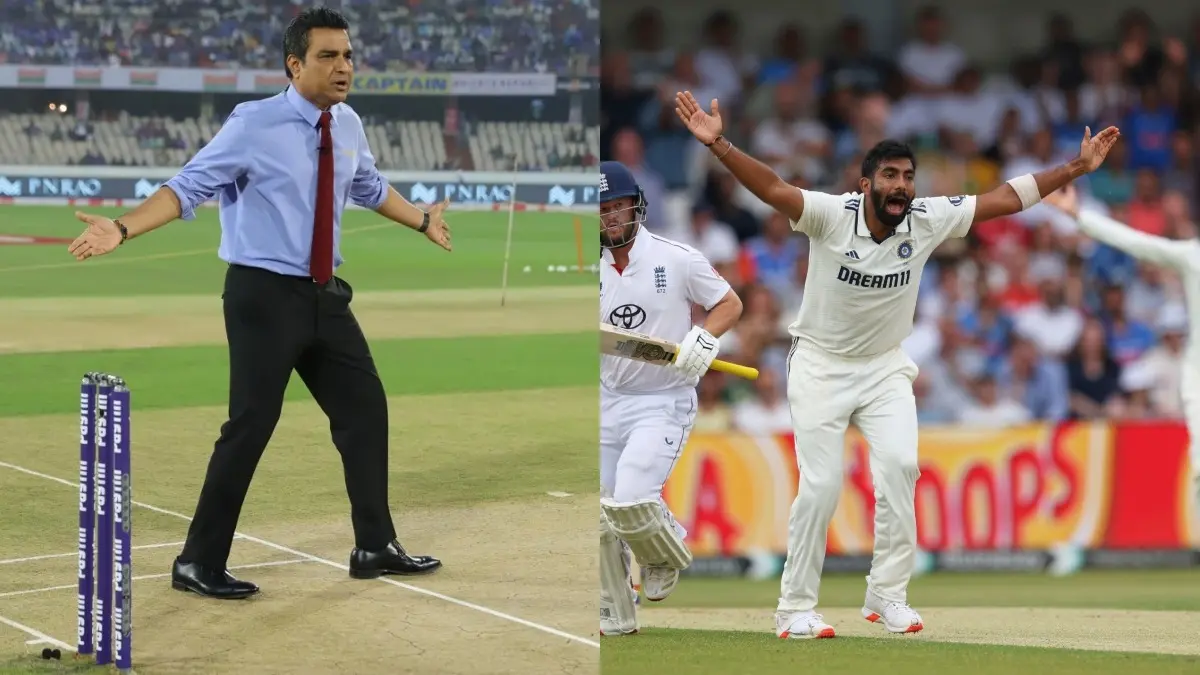 Jasprit Bumrah and Sanjay Manjrekar