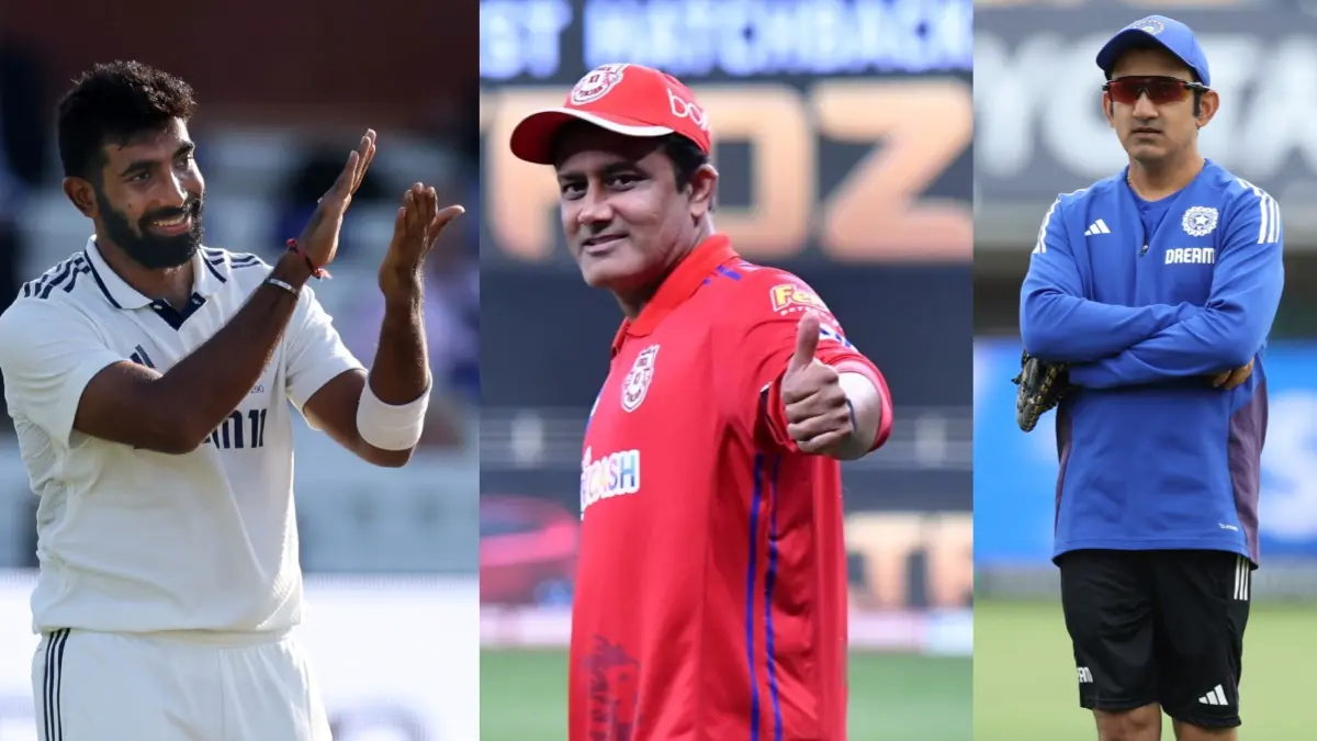 Anil Kumble Advices Gautam Gambhir To Use Jasprit Bumrah Effectively, Reiterates On Speedster's Workload With The IND vs ENG Series On The Line Jasprit Bumrah, Anil Kumble and Gautam Gambhir