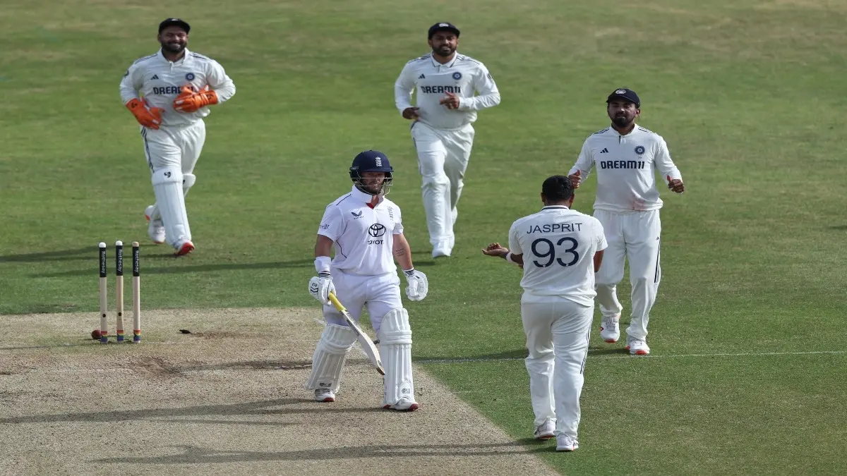 IND vs ENG: England Set Sights On History With A Record-breaking Run-chase In Leeds, But India Have A Definite Edge, Here's Why Jasprit Bumrah celebrates Ben Duckett's wicket