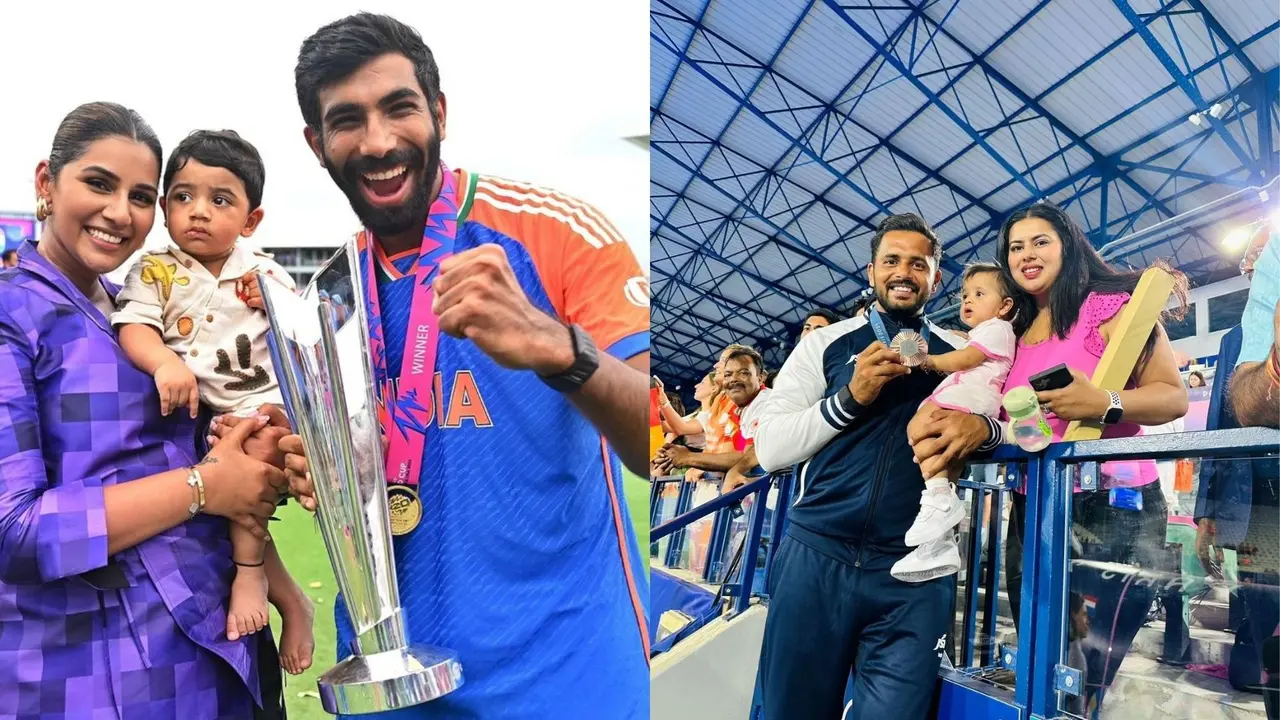 Jasprit Bumrah Family and harmanpreet Singh Family