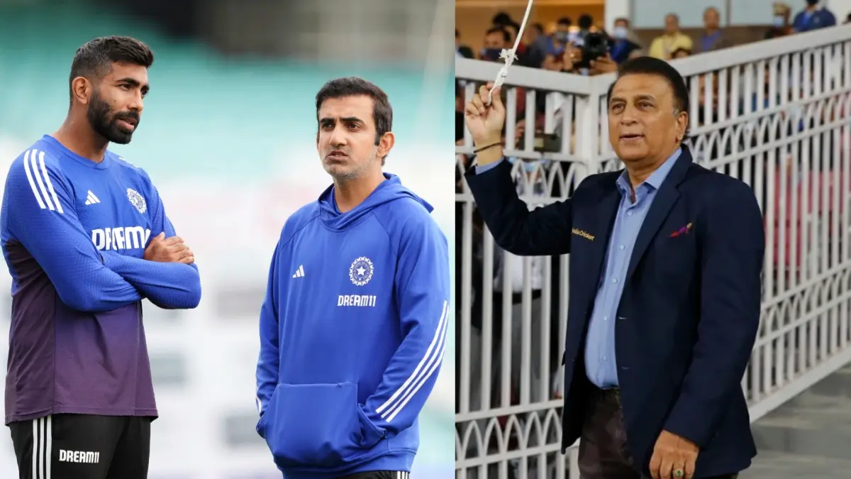 Jasprit Bumrah, Gautam Gambhir and Sunil Gavaskar