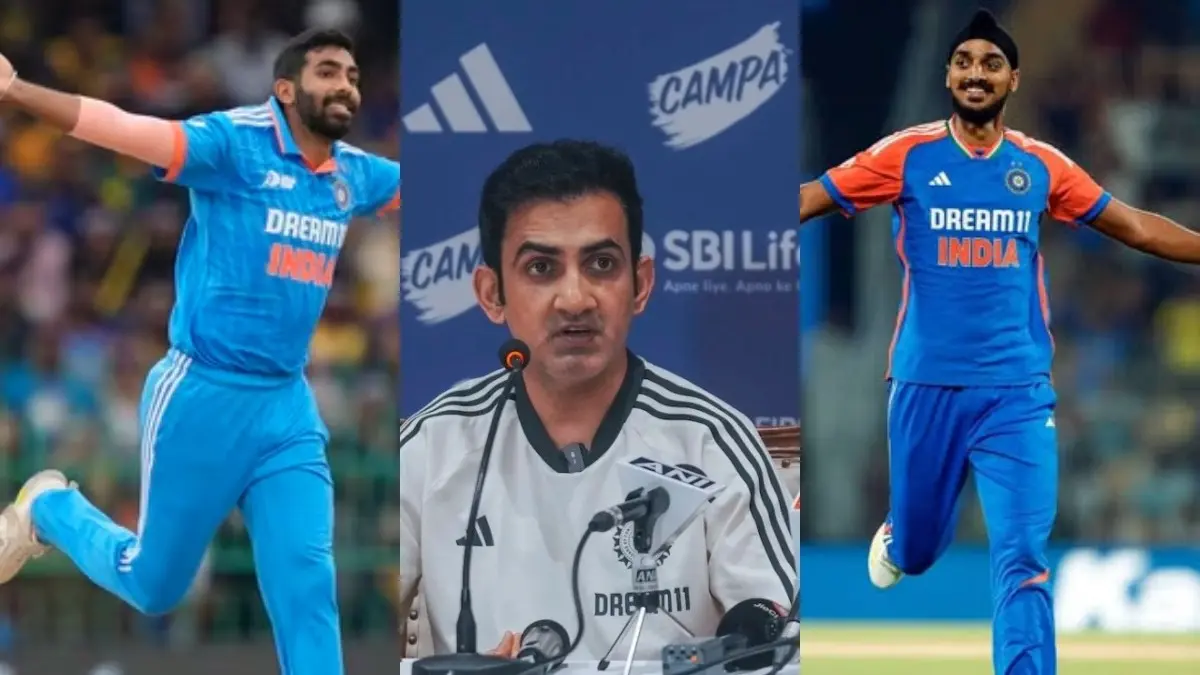 Jasprit Bumrah, Gautam Gambhir, Arshdeep Singh