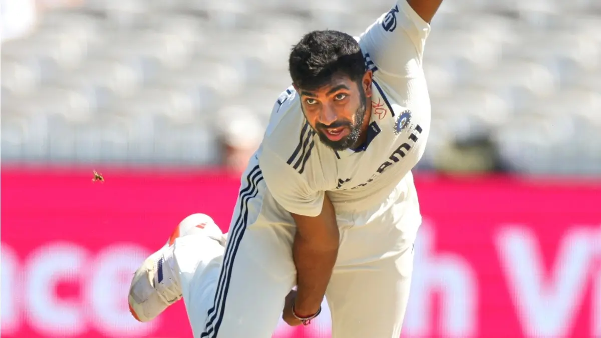 Jasprit Bumrah in action on Day 02 of the Lord's Test against England