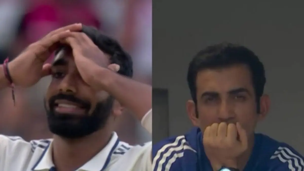 Jasprit Bumrah (L), Gautam Gambhir (R)
