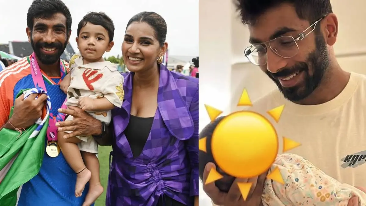 Jasprit Bumrah's son Angad