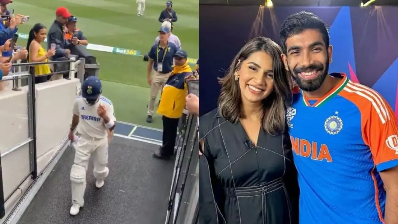 jasprit bumrah wife sanjana ganesan got furious after spectators misbehaved with virat kohli in mcg