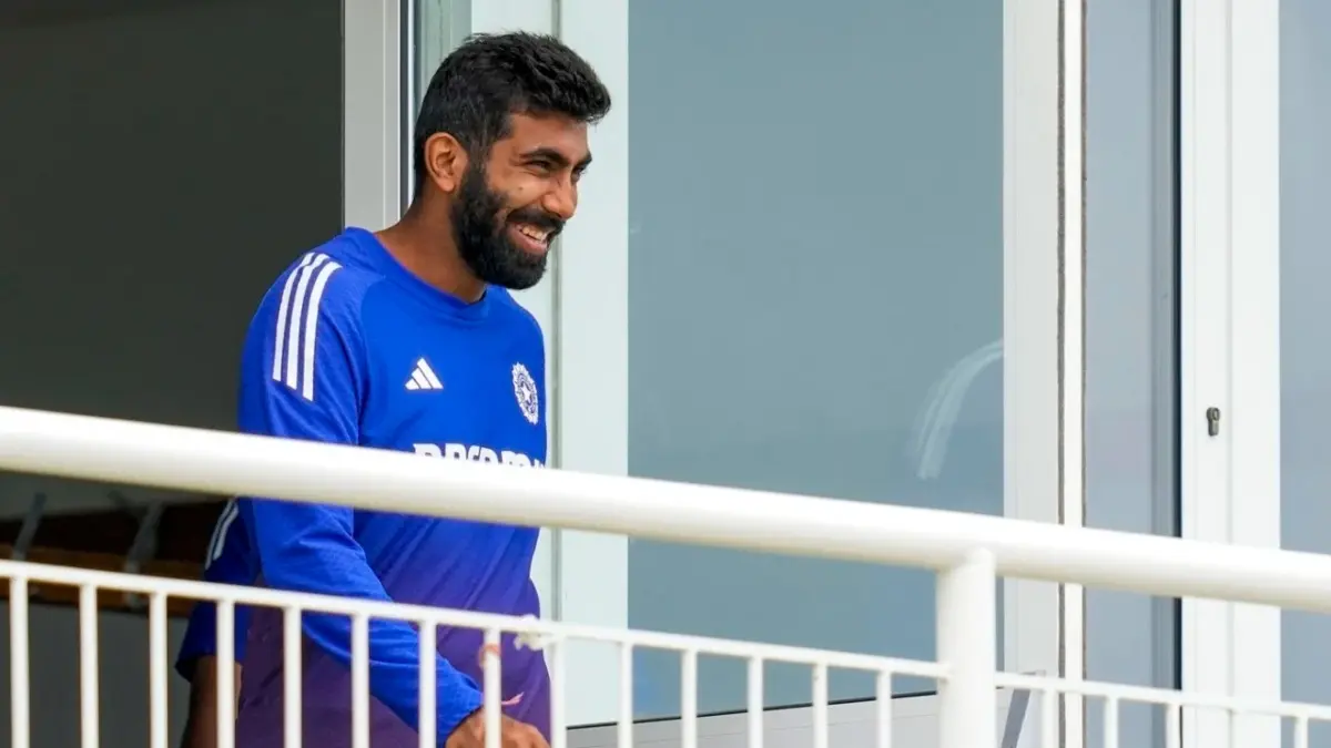 Jasprit Bunmrah during the India vs England series