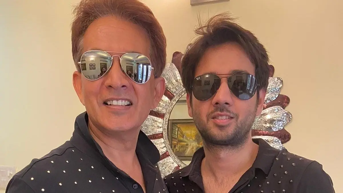 Jawed Habib with his son Anosh Habib