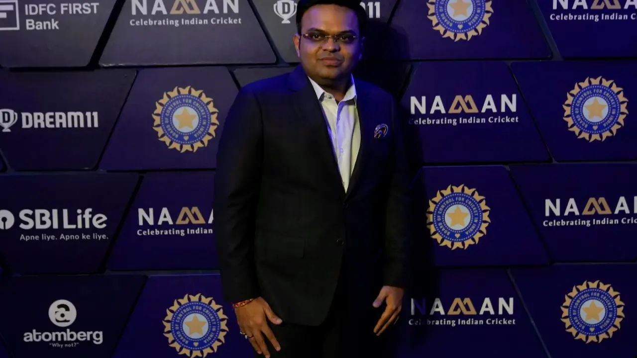 ICC Supremo Jay Shah Arrives In Prayagrag With Family To Attend Maha Kumbh 2025, Receives Warm Welcome Jay Shah at a BCCI event