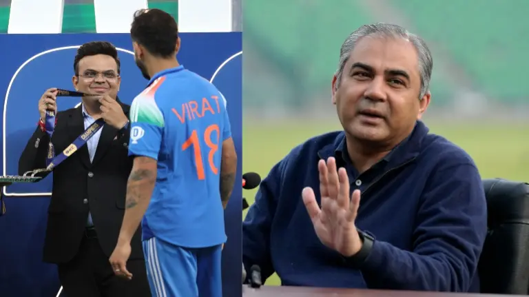 Jay Shah, Virat Kohli and Mohsin Naqvi